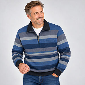Navigazione | Sweat-Shirt | B�gelfrei + Trockner-geeignet | Blau