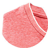 Kimmich | T-Shirt mit Rundhals | Elastische Baumwolle | Hautsympathisch und pflegeleicht | Rot