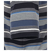 Casa Moda | Polo Shirt Easy Care | Mit Brusttasche | Blau gemustert