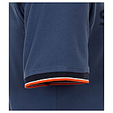 CasaModa | Polo-Hemd mit Applikationen | Elastische Baumwolle | Blau