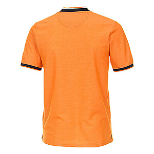 Casa Moda | Polo-Shirt mit College-Kragen | Pflegeleichte Baumwolle | Orange