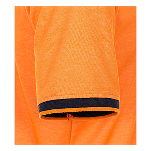 Casa Moda | Polo-Shirt mit College-Kragen | Pflegeleichte Baumwolle | Orange