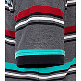 Casa Moda | Polo-Shirt mit Knopfleiste | Pflegeleichte Baumwoll-Mischung | Grau Blau