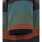 CasaModa | Polohemd mit Knöpfen | Reine Baumwolle | SALE | Terra Streifen