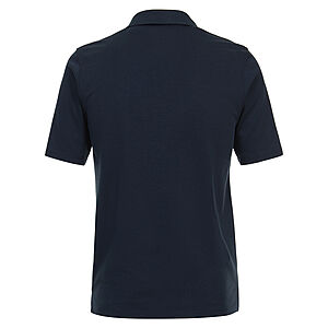 Casa Moda | Polohemd uni | Edles Melange-Garn | Dunkel Petrol