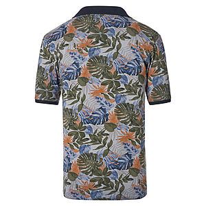 CasaModa | Polo mit floralem Print | Reine Baumwolle | Druck