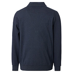 CasaModa | Sweatjacke | Hochwertige Baumwolle | Comfort Fit | Blau