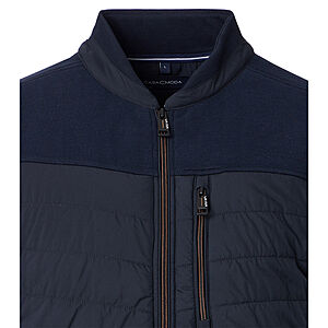 CasaModa | Sweat-Weste Hybrid | Comfort Fit | Dunkelblau