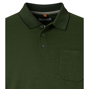 Redmond | Langarm Polo | Pflegeleicht | Gr�n