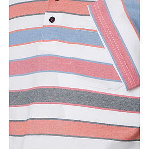 Redmond | Polo-Shirt | Kurzarm | Pflegeleichte Jersey-Qualit�t | Rot Streifen