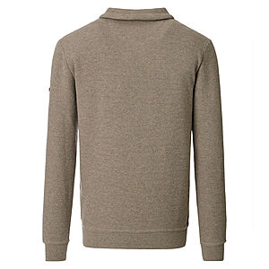 Redmond | Troyer aus hochwertigem Baumwoll-Mix | Beige