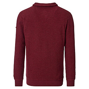 Redmond | Troyer aus hochwertigem Baumwoll-Mix | Burgund