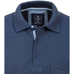 Redmond | Langarm Polo | Easy Care | Marine