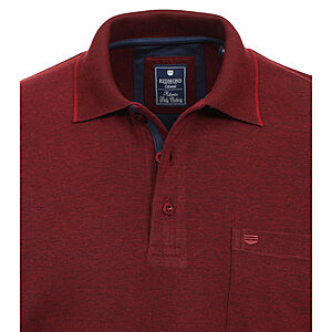 Redmond | Langarm Polo | Easy Care | Burgund