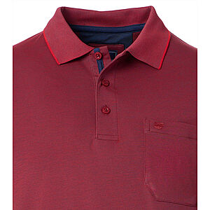 Redmond | Polo Shirt | Easy Care | Pflegleicht | Mit Brusttasche | Burgund