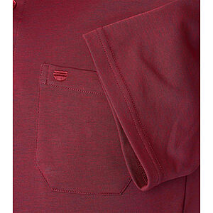 Redmond | Polo Shirt | Easy Care | Pflegleicht | Mit Brusttasche | Burgund