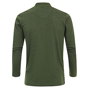 Redmond | Langarm Polo | Easy Care | Moos