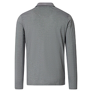 Redmond | Langarm Polo | Easy Care | Grau