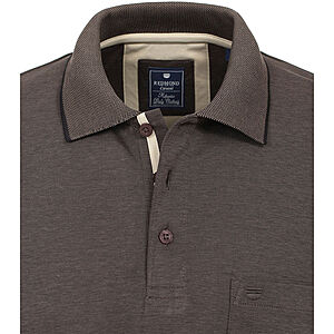 Redmond | Langarm Polo | Easy Care | Anthrazit