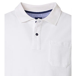 Redmond | Polo-Shirt | Baumwolle Pique | Brusttasche | Weiss