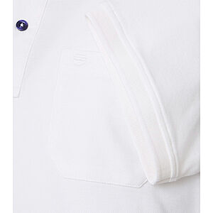 Redmond | Polo-Shirt | Baumwolle Pique | Brusttasche | Weiss