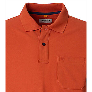 Redmond | Polo-Shirt | Baumwolle Pique | Brusttasche | Terra