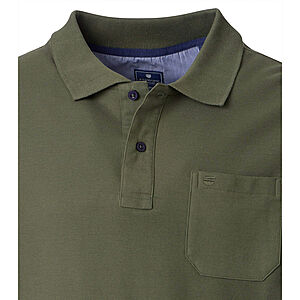 Redmond | Polo-Shirt | Baumwolle Pique | Brusttasche | Oliv