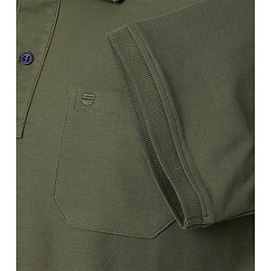 Redmond | Polo-Shirt | Baumwolle Pique | Brusttasche | Oliv