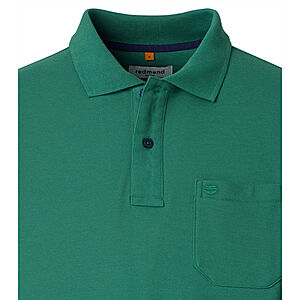 Redmond | Polo-Shirt | Baumwolle Pique | Brusttasche | Gr�n