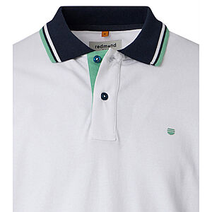 Redmond | Polo-Shirt | Baumwolle Pique | Weiss