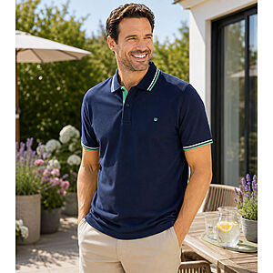 Redmond | Polo-Shirt | Baumwolle Pique | Marine