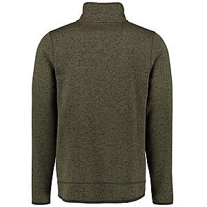 Strick-Fleece Herren-Jacke | Oliv