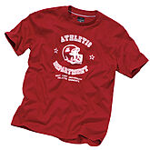 Kitaro | T-Shirt Rundhals | Baumwolle mit Aufdruck | Rot