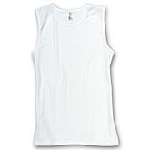 Comazo | Shirt ohne Arm | Tank Top | Elastische Baumwolle | Weiß