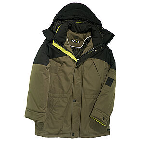 Sportliche Mnnerjacke | Winterjacke mit SympaTex Membrane | Oliv/Anthrazit