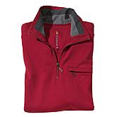 Sweat Shirt in Troyer Form | Reine Baumwolle | Farbe burgund