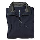 Sweat Shirt in Troyer Form | Reine Baumwolle | Farbe navy