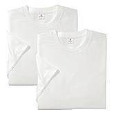Ragman | T-Shirt Doppelpack, Baumwolle | Rundhals | Farbe weiß