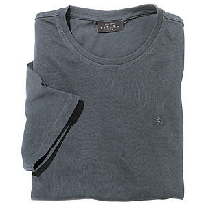 Kitaro | Uni T Shirt Baumwolle | Farbe graphit
