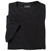 Kitaro | Uni T Shirt Baumwolle | Farbe schwarz