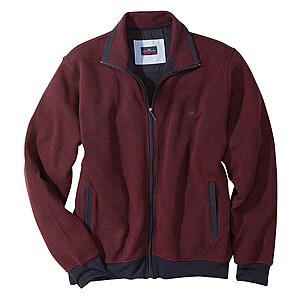 Uninahe Sweat Jacke Farbe bordeaux