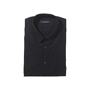 Vario Kragen Hemd 100% Baumwolle schwarz