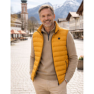 Redmond | Leichte Steppweste | Messing