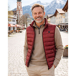 Redmond | Leichte Steppweste | Rot