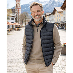 Redmond | Leichte Steppweste | Anthrazit