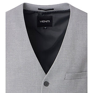 Venti | Anzugweste | Silbergrau