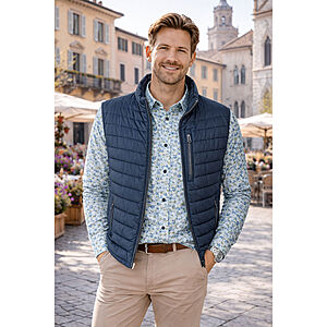 CasaModa | Leichte Steppweste | Dunkelblau