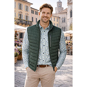 CasaModa | Leichte Steppweste | Dunkelgr�n