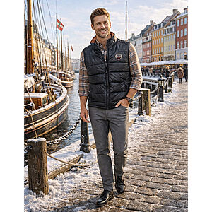 Pionier | Wattierte Weste | Farbe schwarz