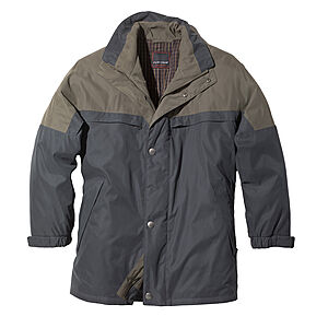 Winterjacke mit SympaTex-Membrane | Anthrazit/Schlamm